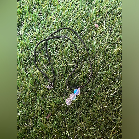 Opalite Sphere Necklace - Picture 2 of 4